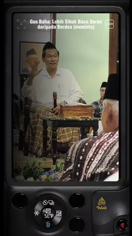Gus Baha: Lebih sibuk baca Quran daripada berdoa (meminta).