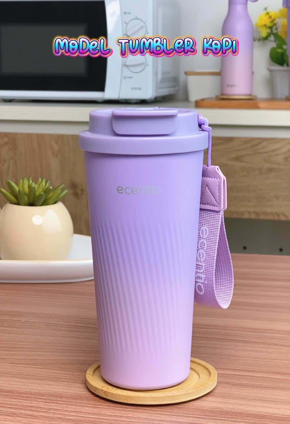 Tumbler dengan warna warna uniq 💜💙 . . #ecentio #tiktok #fyp 