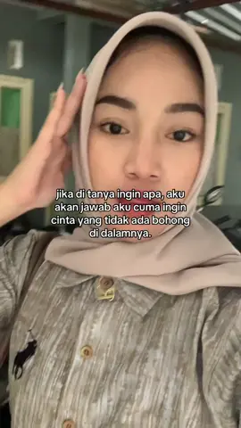 gamau bohong apalagi dibohongi.
