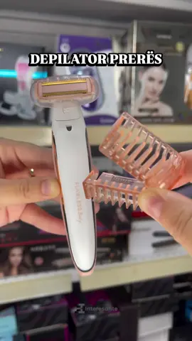 Depilator prerës për sqetulla, bikini, këmbë KODI: NEW FLAWLESS BODY Çmimi nga 1200 lekë për 800 lekë Furçë pastrimi Kokë e dyanshme Krehër 3mm dhe 5mm Fishë usb