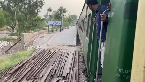 Train arriving at station 🚂. The track sound of 🚆. #unfreezemyacount #travel #ttspk #flood #fyp 