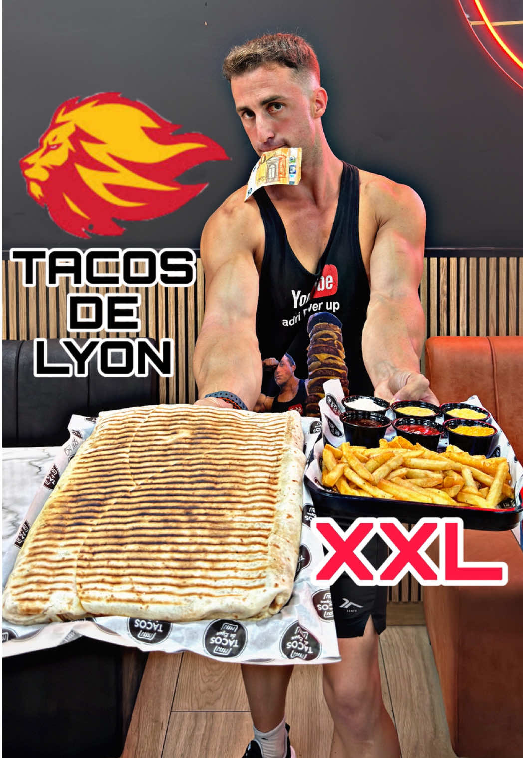 💥NUEVO RETO DE COMIDA OFICIAL EN MÁLAGA💥 ✅EL GIGATACO POWER LYON: 1️⃣2,6kgs de taco XXL MONSTRUO🫔 con 400 gramos de patatas🍟!!! ⚠️Solo se puede hacer los MIÉRCOLES con horario ininterrumpido desde que abren hasta que cierran⚠️ 2️⃣EL GIGATACO tendrá a elección mía e inamovible!! ➡️5 SALSAS como: La biggg burger, la samurai, la mayonesa de trufa, salsa de queso casera y BARBACOA!! ➡️INGREDIENTES: Pollo marinado, ternera, patatas fritas, pollo crujiente y kebab!! ➡️🍟400 gramos de patatas con salsas pero no son obligatorias estas últimas (LAS SALSAS) ➡️🥤Bebida infinita pero refrescos se pagan aparte. ⌛️50 minutos para comerse el GIGATACO en máximo 50 minutos!!  Para que salga gratis 🤑 ⌛️25 minutos o menos y aparte de salirte gratis te llevas 💶50€💰 ⚠️PRECIO EN CARTA DE 40€ PARA PODER DISFRUTARLO SIN NECESIDAD DE HACER EL RETO!! #málaga #taco #gigante #reto #challengefood     Te animas a venir a 📍MÁLAGA muy cerca del centro comercial LARIOS en la plaza de la solidaridad 1📍?  💪A por todas y a por ello💪 Os hablo de @tacos_de_lyon_malaga_