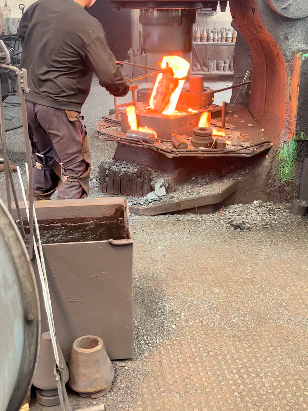 Inside the factory Rolling Red-Hot Steel for Bearing Rings | Forging Line #manufacturing #factory #blacksmith #process #forging