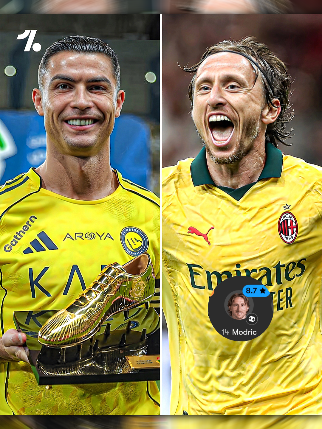 Kualitas legend Madrid🥵🥶 #ronaldo #modric #football #masukberanda #acmilan