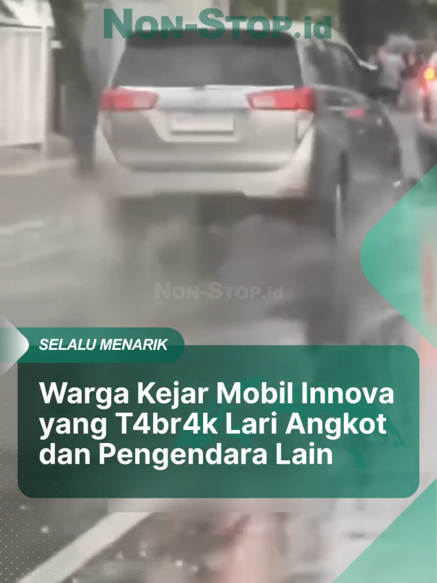 Infonya supir mobil innova melakukan tabr*k lari terhadap angkot yang mengakibatkan penumpang angkot sampai keluar. Selain menabr*k angkot, Mobil Innova tersebut juga menabr*k kendaraan lainnya. Kejadian di Iskandar Muda Medan, Minggu (14/9/25).