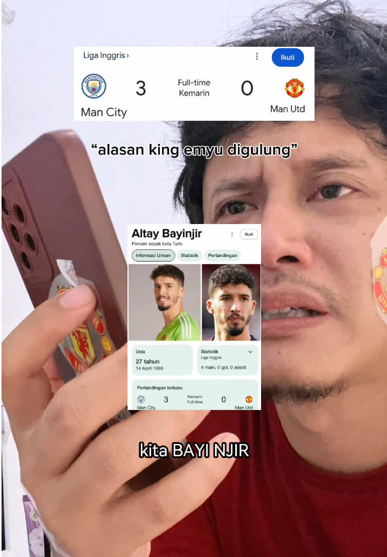 Membalas @Nnamsss masih ngedot disuruh jadi kiper 😫 , lanjutin……. | tag fans nya #kingemyu #manchesterunited #mancityvsmanunited #manchestercity 