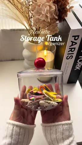 Aesthetic Storage Tank organizer🥰 #storagetank #storageorganizer #organizer #aesthetic #tiktokfinds 