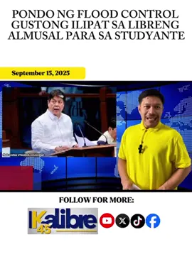 Isinisulong ni Senator Kiko Pangilinan na ilipat ang ilang bahagi ng pondo ng flood control para sa libreng almusal ng mga magaaral sa pampublikong paaralan para matugunan umano ang lumalalang kaso ng malnutrisyon at pigilan ang tumataas na bilang ng mga magaaral na tumititgil dahil sa walang makain.📸Contributed Online  via | Jonard Armamento