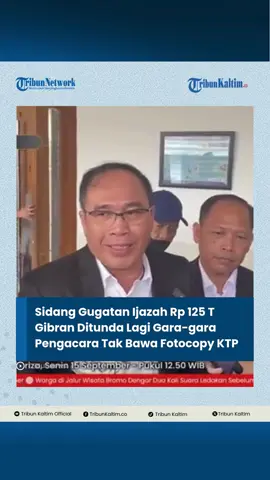 Sidang gugatan perdata terhadap Wakil Presiden Gibran Rakabuming Raka di Pengadilan Negeri Jakarta Pusat kembali ditunda pada Senin (15/9/2025). #fyp #gibran