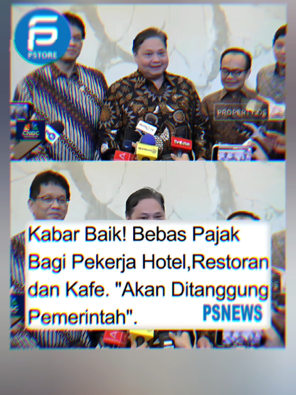 Pemerintah berencana memberikan insentif pajak penghasilan (PPh) Pasal 21 kepada karyawan restoran, hotel, dan kafe. #rayhanfirdaus🎖️ #fyp #psnews #prabowo 