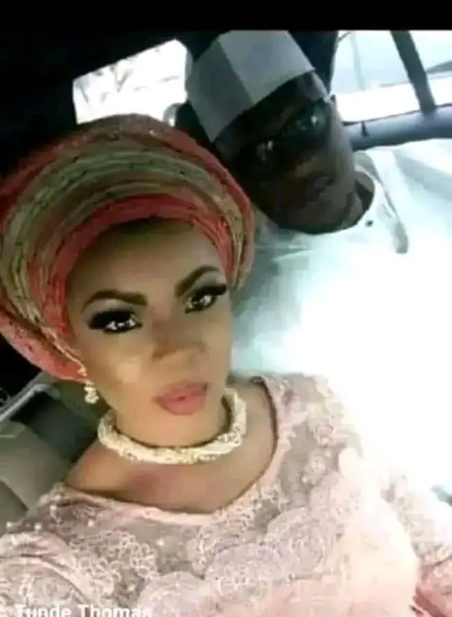 3 years ago, a Lady, staff of FCMB  named Moyo Thomas pictured with her husband, had children for the former MD of FCMB, Adam Nuru, who was her boss while she was married to her husband, Tunde Thomas. But Tunde didn't know about this, as he loved and trained the children. When the older one was about 8 years old, Moyo resigned from FCMB and traveled to the US with the children, on 