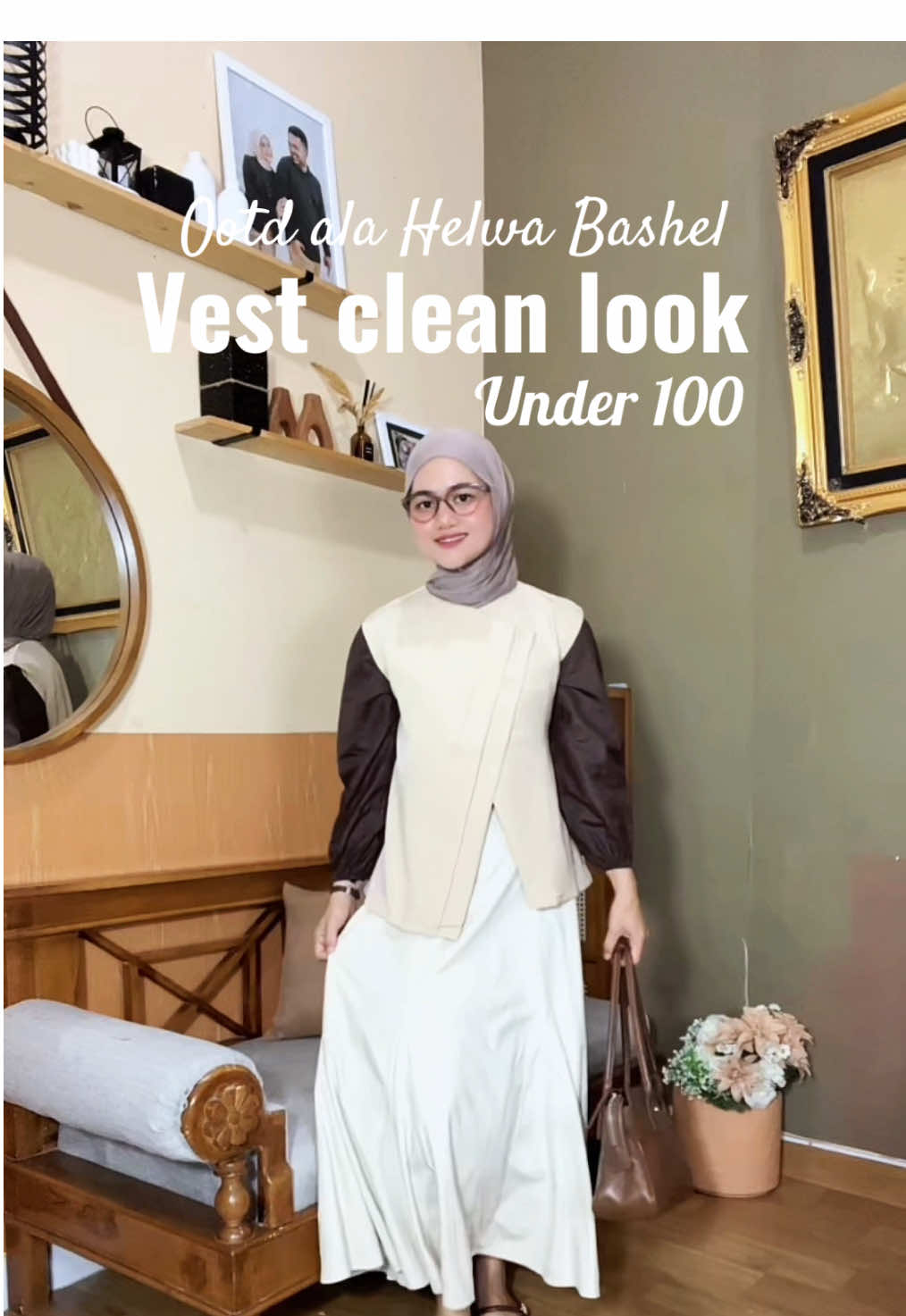 Cakep banget 🫰 #fyp #ootdhijab #vestpremium #ootdfashion 