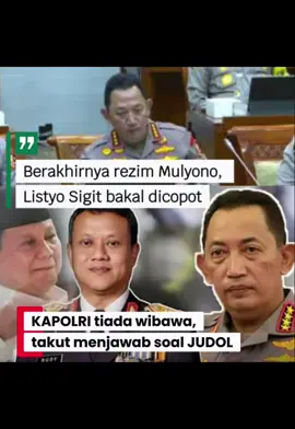1301 - GELORA.CO -  Rumor pergantian Kapolri Jenderal Listyo Sigit Prabowo kembali mencuat dalam dua hari terakhir sehingga memicu spekulasi di kalangan pengamat politik dan masyarakat luas. Kabar yang beredar menyebutkan bahwa Listyo Sigit akan digeser dari jabatannya, dengan dua kemungkinan posisi pengganti, masuk ke dalam kabinet atau menjadi duta besar, kemungkinan besar untuk Malaysia. 