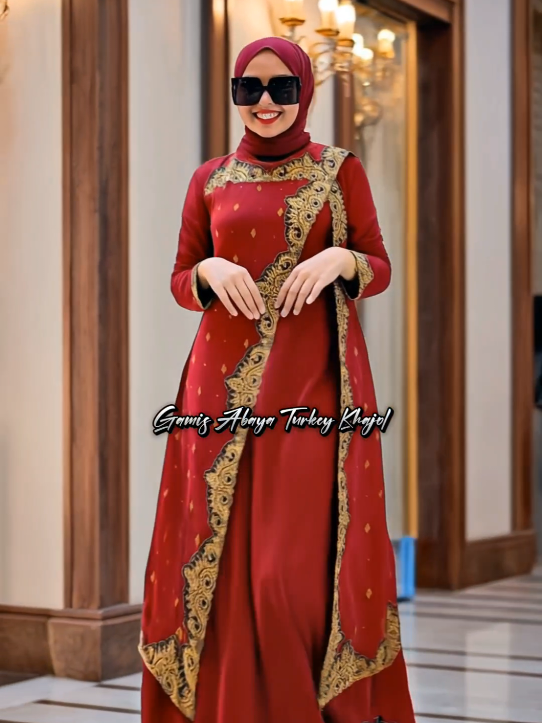 Gamis Abaya Turkey Khajol Samping Eksklusif Bordir Kombinasi Hitam Lembut Mewah Muslim Cantik Turki Dress Arab Ceruty Wanita Syari Tangan Maxi Jubah Wolfis #gamis #gamisabaya #abayaturkey #abayapremium #dresssyari 