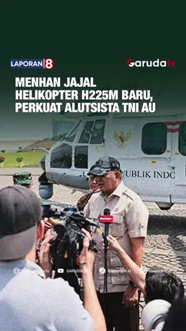 Menteri Pertahanan Sjafrie Sjamsoeddin menjalani uji coba alutsista baru. Helikopter ini akan memperkuat alutsista TNI Angkatan Udara, khususnya untuk kebutuhan komando dan pengendalian pasukan. Untuk mengetahui seperti apa alutsista baru ini, berikut laporan reporter Garuda TV, Mahesa Putra. Laporan  Tim Garuda TV. Caption | Admin: Filda #garudatv #laporan8 #menteripertahanan #sjafriesjamsoeddin #alutsista #tniau #militer