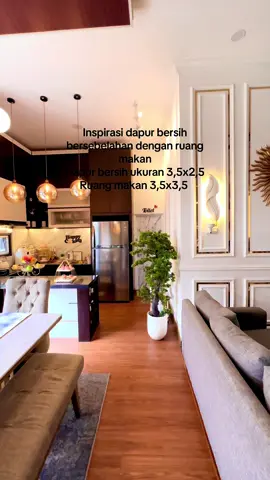 Inspirasi dapur bersih bersebelahan dengan ruang makan  Dapur bersih ukuran 3,5x2,5 Ruang makan 3,5x3,5  #inspirasidapurminimalis #ruangmakanminimalis #ruangmakanestetik #dapurbersih 