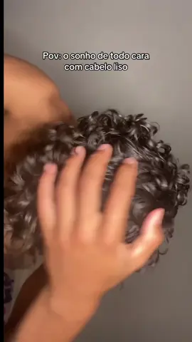 Cacheado >>liso #cabeloondulado #ondulado #cabelo 