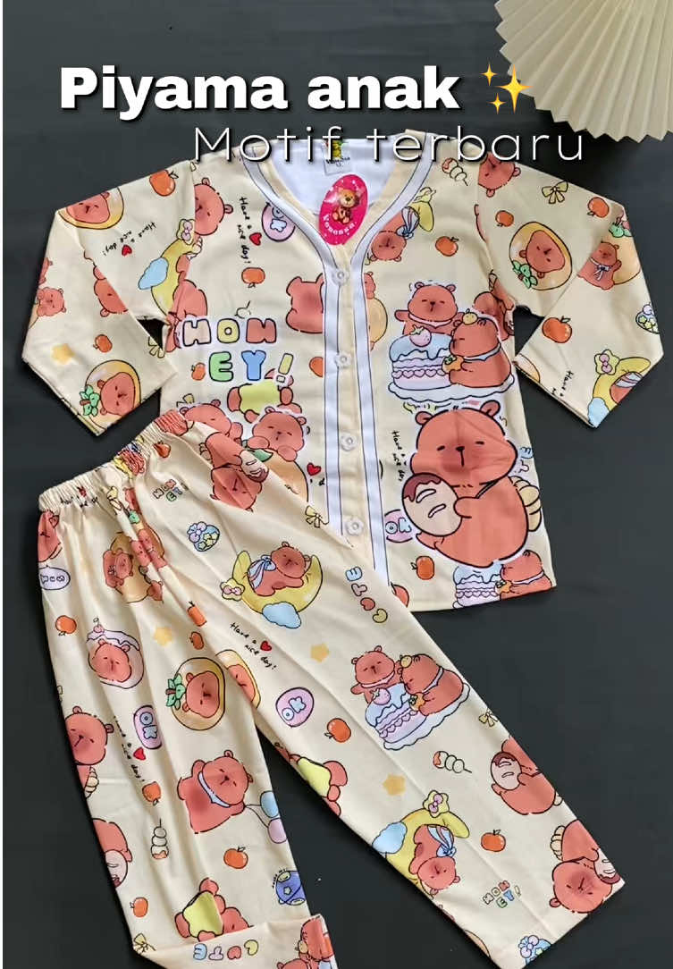 Piyama baju tidur anak #modalkontendoang #piyamaanak 