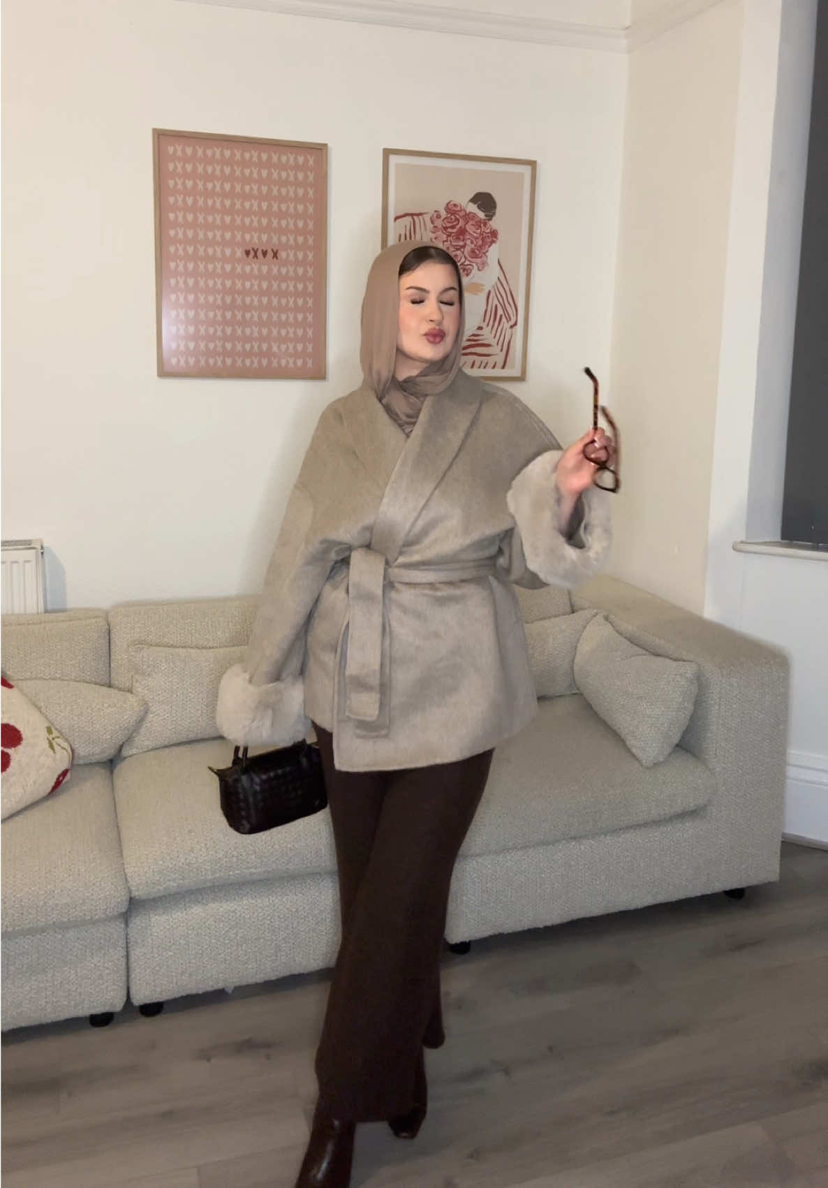 I can’t believe this is from TikTok. I’ve ordered the brown one as well! #fashion #modest #modestfashion #styletok #OOTD 