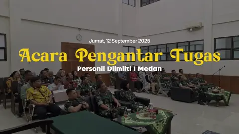 Medan – Kepala Pengadilan Militer Tinggi I Medan Laksamana Pertama TNI Hari Aji Sugianto, SH., MH. melepas 3 (tiga) orang personil Dilmilti I Medan yang bertugas di satuan baru Jumat (12/9/2025).   Personil yang dimutasi ke satuan baru yaitu ASN Ismail Usman, SH., MH. jabatan lama Kabag Perencanaan dan Kepegawaian dimutasikan sebagai Sekretaris Dilmil I-02 Medan, Pelda Surya Bakti SE. jabatan lama Bendahara dimutasikan menjadi Panitera Pengganti Dilmil I-02 Medan, dan Pelda TP Sagala, SH. dimutasikan menjadi Panitera Pengganti Dilmil I-02 Medan.  Dalam sambutannya, Kadimilti I Medan berpesan agar Personil yang dimutasi tetap semangat dan bertanggung jawab mengemban tugas di tempat yang baru. #pengadilanmiliter #dilmilti #pengadilan #mahkamahagung 