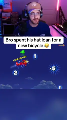 Bro spent his hat loan for a new bicycle 😂 #streamer #streaming #fyp 