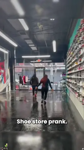 Shoe store prank.#mischief#funny#run#USA#foryou
