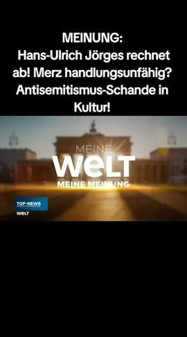 Hans-Ulrich Jörges teilt aus! Nach der NRW-Kommunalwahl feiern CDU und SPD trotz historisch schlechter Ergebnisse, während die AfD auch im Westen immer stärker wird. Jörges fordert von Friedrich Merz endlich Taten statt Worte. Auch außenpolitisch nimmt er kein Blatt vor den Mund: NATO überfordert nach russischen Drohnenangriffen, scharfe Kritik an Generalsekretär Rutte und klare Worte zu Israel, Hamas und dem ESC-Boykott. Außerdem: Warum ein Porsche mit Batterie für ihn kein Porsche mehr ist – und wie 90.000 Jobs in der deutschen Autoindustrie verloren gehen könnten. #friedrichmerz #antisemitismus #politik #fyp #NACHRICHTEN 
