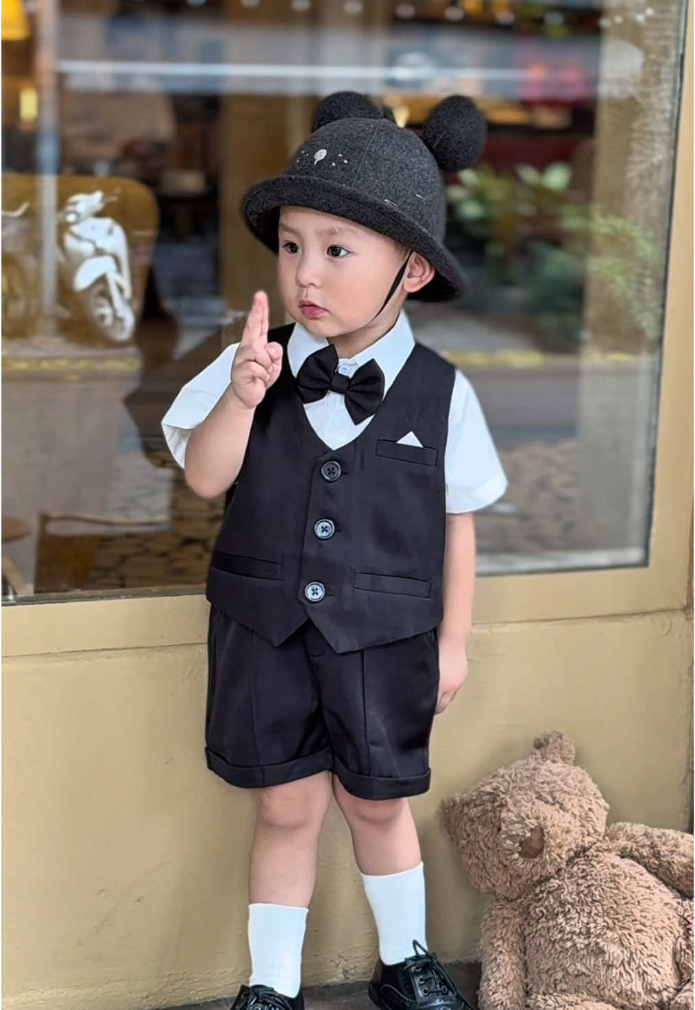 Bộ gile công tử cho bé trai #fbaby #xuhuong #gilebetrai #vestbetrai 