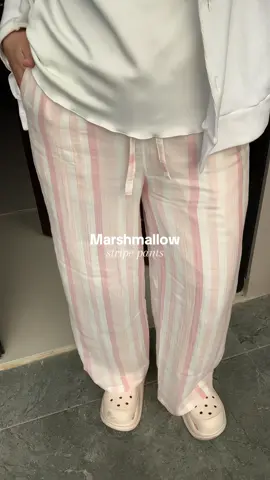 segemess inii🥹💗 #stripepants #celana #kulot 