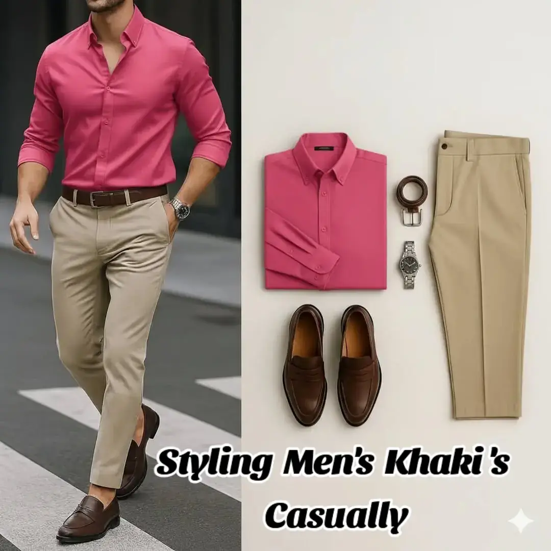 #casualoutfitsmen #jybossbabe #menkhakitrousers #weeklyworkoutfitsinspo #fyp 