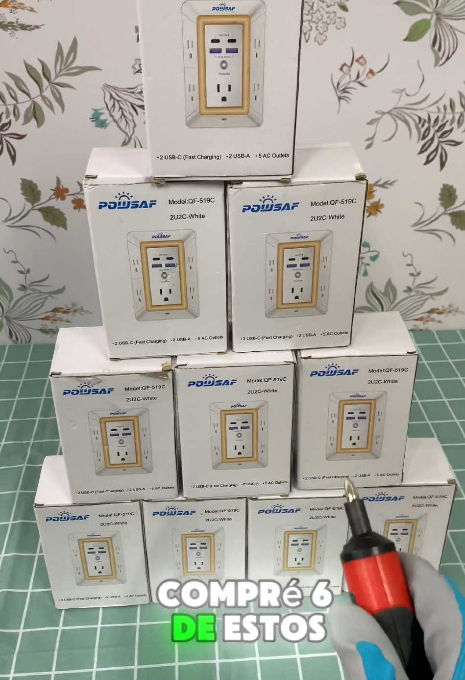 Esta regleta inteligente y segura está en oferta ahora, no te la pierdas, ¡ve a verla! #tiktokshoprestock #fallfreshness #surgeprotection #blowthisup #powerbank  