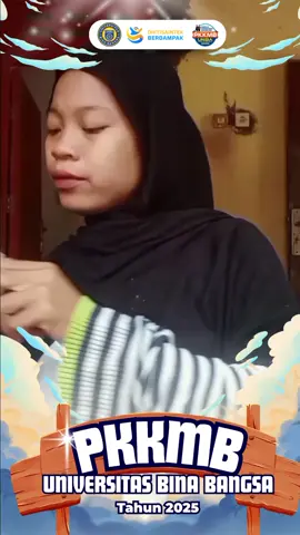 halo semuanya !👋🏻 Saya Ernawati prodi Hukum , dari kelompok 2 ( cut nyak meutia ) merupakan mahasiswa baru universitas bina bangsa . Dengan penuh semangat , saya siap mengikuti dan menyukseskan PKKMB UNIBA Tahun 2025.  
