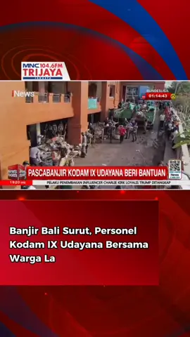 Banjir besar yang melanda Bali mulai menunjukkan tanda-tanda surut. Personel Kodam IX Udayana bersama warga setempat bergerak melakukan pembersihan wilayah yang terdampak, seperti rumah warga, perkantoran, sekolah hingga fasilitas umum. Selain upaya pembersihan, personel Kodam juga masih mengevakuasi korban banjir serta memastikan distribusi bantuan logistik berjalan lancar. Posko pengungsian darurat tetap didirikan untuk menampung warga yang terdampak. Hingga saat ini, tercatat sebanyak 188 warga Denpasar mengungsi di enam lokasi. Di wilayah Jembrana, jumlah pengungsi mencapai 350 orang, sementara di Pengampengan terdapat sekitar 3.000 pengungsi. #banjir #bali #denpasar #trijayafm