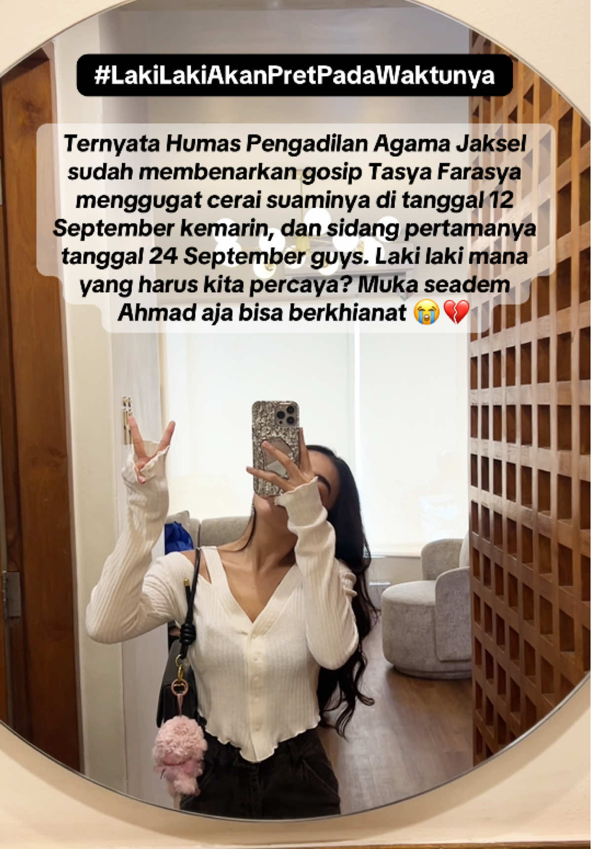 Padahal muka suaminya ada aura Surga Surganya 😭💔 #tasyafarasya #gosipviral #lakilakiakanpretpadawaktunya 