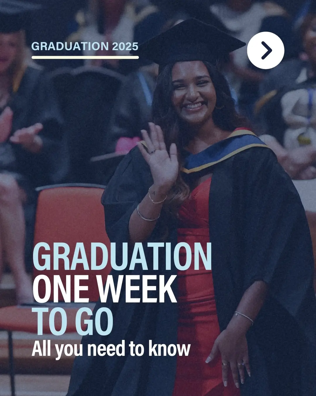 Here’s your countdown guide to everything you need to know before the big day. Detailed info available on the ucb.ac.uk/graduation page. #ucbgraduation #classof2025 #gradcountdown 