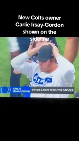 Powerful: New Colts owner Carlie Irsay-Gordon was shown on the sideline taking notes on her team’s performance. Carlie wears headphones with the play calls during the game and offers the coaches advice. She is fully involved in all team activities. #americanfootball #nfl #touchdown #nflnews 
