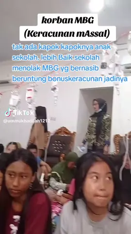 kaget perutnya murid makan MBG ber bakteri. 