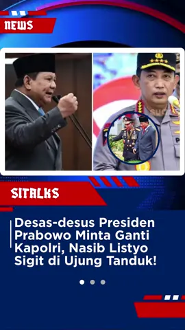Kabar pergantian pucuk pimpinan Polri berembus kencang di lingkaran politik ibu kota. Presiden Prabowo Subianto dikabarkan telah mengambil langkah konkret dengan mengirimkan surat ke DPR terkait penggantian Kapolri Jenderal Listyo Sigit Prabowo. Langkah ini seolah menjadi jawaban atas desakan publik yang semakin kuat dalam beberapa pekan terakhir. Tekanan terhadap Jenderal Listyo Sigit memang bukan isapan jempol. Serangkaian peristiwa krusial telah menempatkan posisinya dalam sorotan tajam. Desakan untuk pencopotannya telah disuarakan oleh berbagai pihak, mulai dari pengamat keamanan hingga kelompok mahasiswa. Posisi Jenderal Listyo Sigit berada dalam tekanan hebat pasca dua insiden besar yang terjadi dalam waktu berdekatan. Pemicu utamanya, kegagalan aparat dalam mengamankan gelombang unjuk rasa besar di akhir Agustus hingga awal September, yang dilaporkan telah menewaskan setidaknya 10 orang.  Insiden ini diperparah oleh tewasnya seorang pengemudi ojek online, Affan Kurniawan, yang terlindas kendaraan taktis Brimob, memicu kemarahan luas. Merespons isu pergantian Kapolri tersebut, Pengamat Politik dari Citra Institute, Efriza, menjelaskan bahwa pucuk pimpinan korps baju cokelat yang baru akan menghadapi tantangan berat.  Menurutnya, ada beberapa parameter krusial yang harus diperhatikan Presiden Prabowo dan DPR. Selain integritas dan kapabilitas, loyalitas menjadi isu sentral. Kapolri baru harus mampu menjaga netralitas institusi dan tidak terkesan condong pada kekuatan politik tertentu. Berdasarkan rumor yang beredar, dua nama jenderal bintang tiga dikabarkan muncul menjadi kandidat utama, yakni Komjen Suyudi Ario Seto dan Komjen Pol Dedi Prasetyo.#viral #trending #beritaviral #kapolri #prabowo 