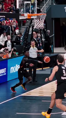 Dennis Schroder pulled THIS off in a #EuroBasket Final 😈  #Germany #Basketball #NBA #ViralReels 