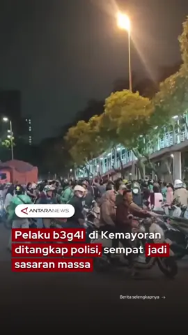 Pelaku b3g4l di Kemayoran ditangkap polisi, sempat jadi sasaran massa #Begal #Kemayoran #Jakarta #Polisi #Kriminal    