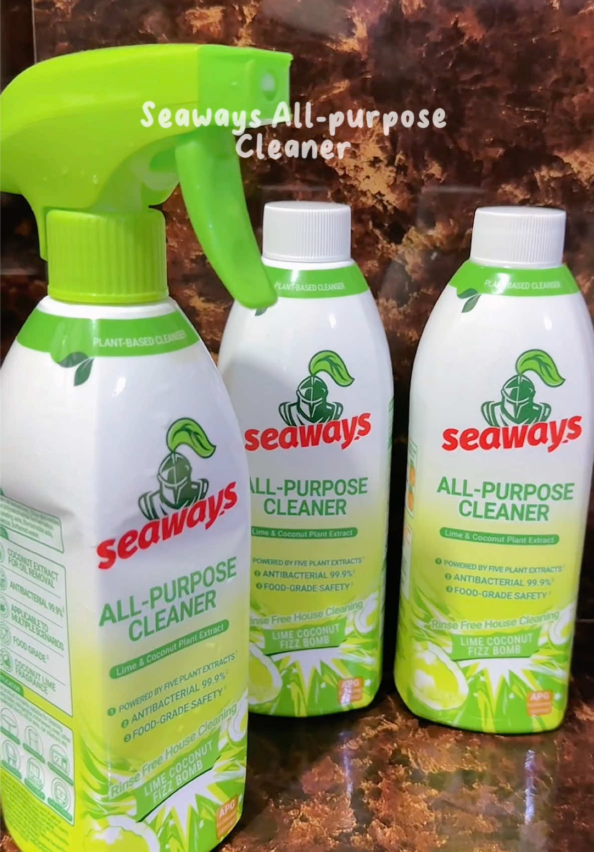 yung naghoard na ako kasi ang ganda niya gamitin.‘#seawaysmultipurposecleaner #seaways 