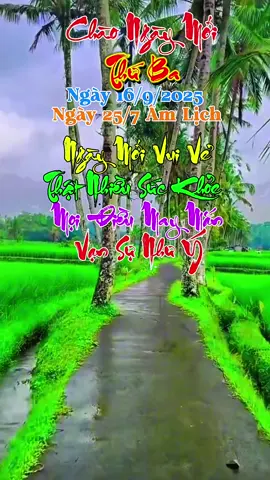#chaongaymoi #ngaymoivuive  @Thotran1953 