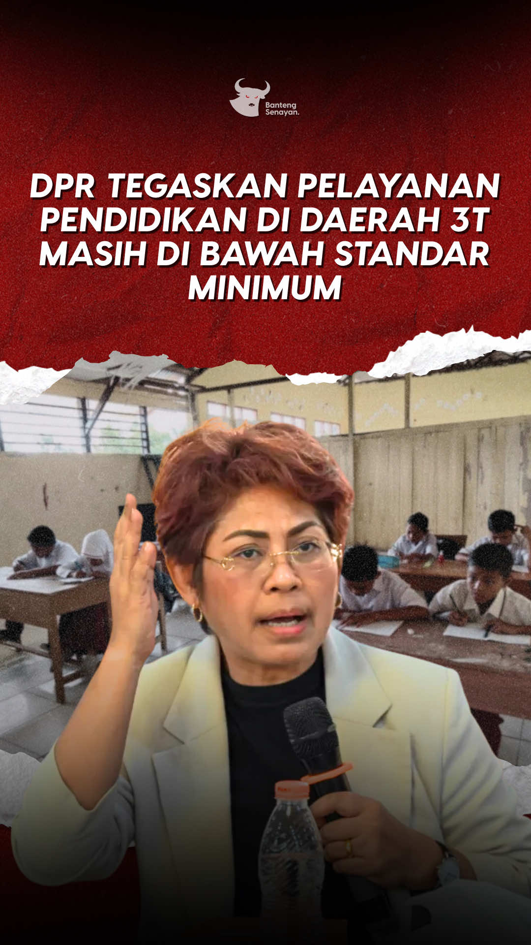 Minimnya pemerataan pendidikan pada daerah 3T (Tertinggal, Terdepan, dan Terluar) masih menjadi fokus utama Mercy Barends, salah satu Anggota Komisi X DPR RI Menurutnya, standarisasi pelayanan pendidikan yang saat ini tengah berlaku masih belum dapat dicapai di daerah 3T, yang meliputi minimnya akses pendidikan, kurangnya fasilitas pendidikan, kurangnya tenaga pendidik, hingga pemberlakuan kurikulum yang belum dapat diterapkan. Ia meminta adanya standarisasi pelayanan pendidikan yang nantinya dimasukkan ke dalam RUU Sisdiknas (Sistem Pendidikan Nasional) agar standarisasi tersebut dapat diberlakukan di seluruh wilayah di Indonesia. #MercyBarends #Pendidikan #Daerah3T #PendidikanIndonesia #dpr 