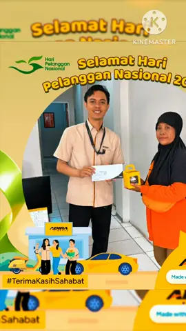 Selamat Hari Pelanggan Nasional 2025 Terima Kasih Sahabat atas kepercayaan yang Sahabat berikan, Kehadiran dan kesetiaan Sahabat sangat berarti bagi kami. Salam Sahabat Adira Cimanggis #HarpelnasBersamaAdira #CeritaGardira #CSTematikSeptember25  #KompetisiTwibbon #SinergiBersamaSahabat   @Adira Finance @ceritagardira 