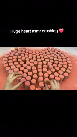 Huge heart asmr baking soda crushing ❤️ . . . . . . . . #asmr  #asmrbakingsodacrushing  #satisfyingasmr   #oddlysatisfyingvideo  #viralvideos 