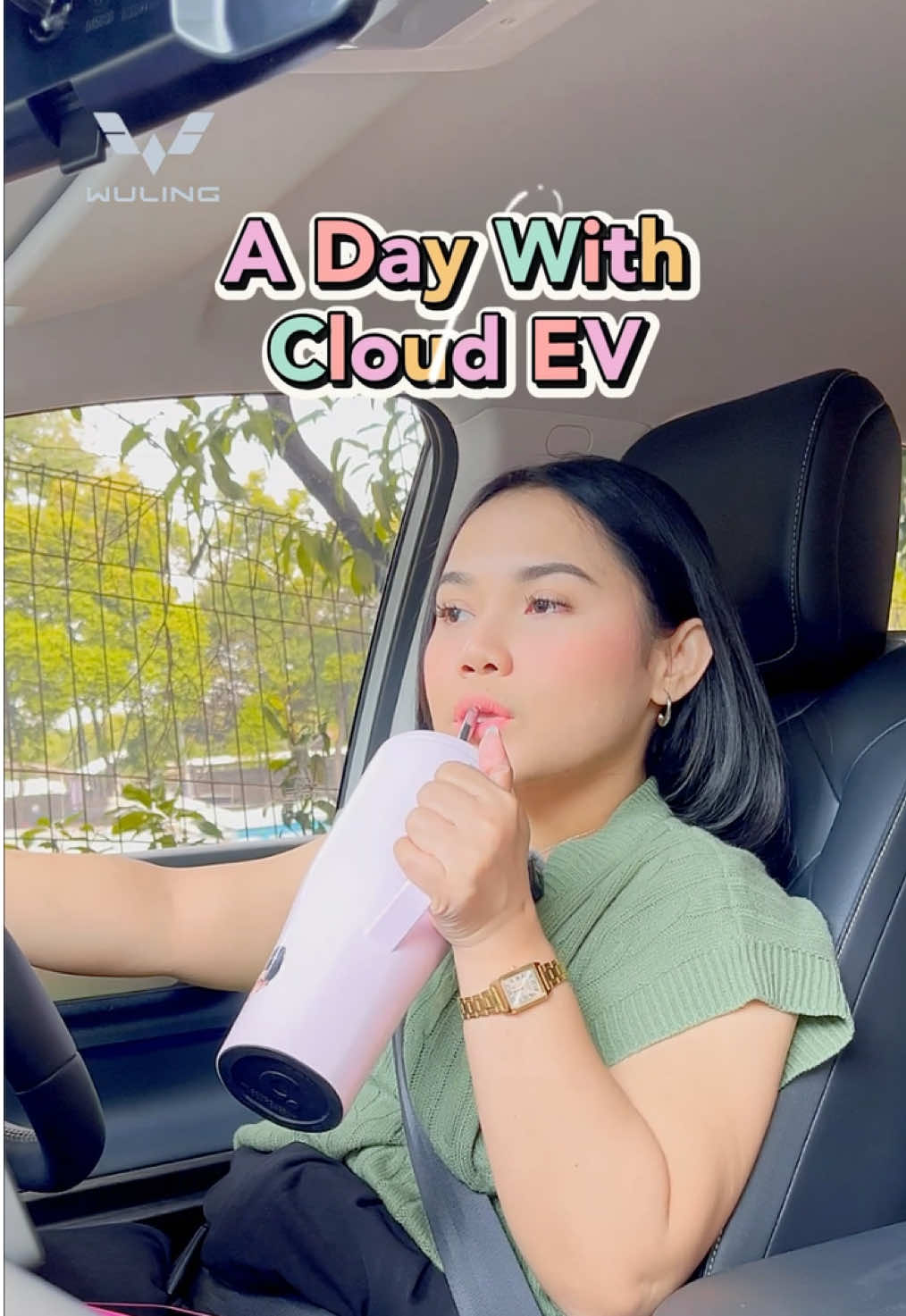 Seharian kemana-mana pakai Cloud EV pasti worry-free! ✨ Perjalanan yang nyaman pastinya buat produktivitas kamu lebih menyenangkan! Didukung dengan teknologi canggih dan ruang kabin yang luas, menyetir terasa lebih berkesan 🥰 Yuk rasakan sendiri pengalaman berkendara Cloud EV dengan test-drive bersama kami di dealer Wuling terdekat-mu. #DriveForAGreenLife #WulingMotors #WulingEV #CloudEV #ADayInMyLife