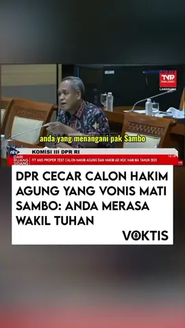 Anggota Komisi III DPR Benny Kabur Harman mencecar satu dari 13 calon hakim agung yang tengah menjalani uji kelayakan dan kepatutan di Komisi III DPR Alimin Ribut Sujono soal alasannya mendukung dan sempat dua kali menjatuhkan vonis mati. Alimin saat ini merupakan Hakim Tinggi di Pengadilan Tinggi Banjarmasin. Sebelumnya, dia merupakan hakim di Pengadilan Jakarta Selatan selama tiga tahun dan sempat menjatuhkan vonis mati terhadap mantan jenderal bintang dua Mabes Polri Ferdy Sambo pada 13 Februari 2023 