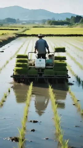 Mesin penanam padi di dorong 🌾🚜