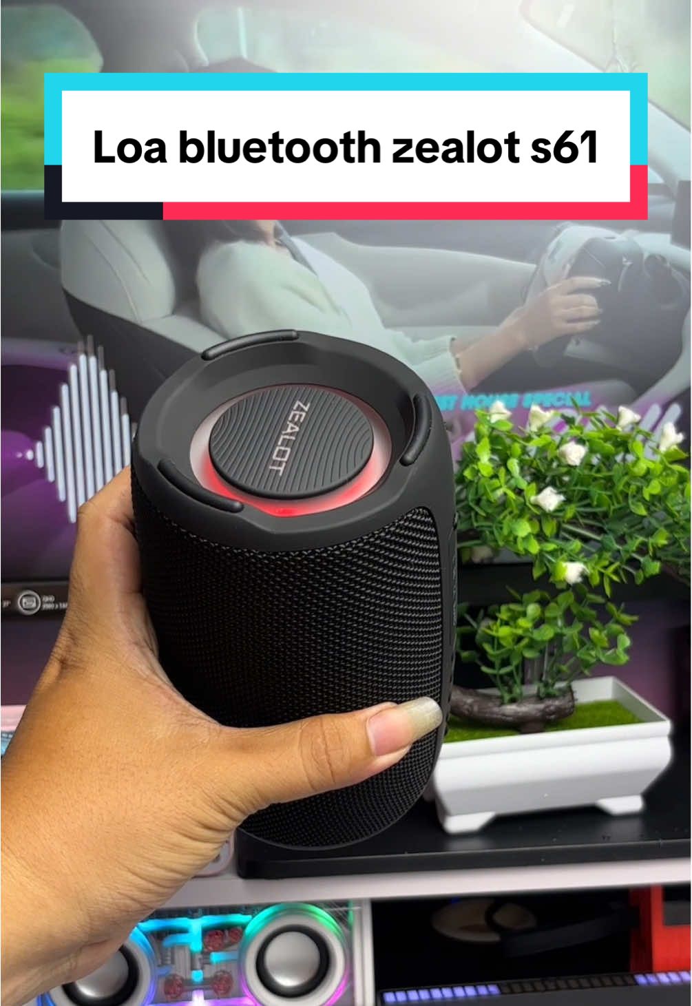 Loa Bluetooth có đèn led zealot s61 #loabluetooth #loabluetoothmini #loabluetoothgiare #loazealot #zealot 