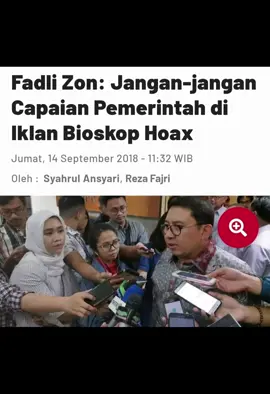 Jadi penasaran kira2 apakah pendapat Pak Menteri Kebudayaan @fadlizon masih sama terhadap iklan capaian pemerintah Prabowo di biaskop sekarang? Jangan2 hoax juga?